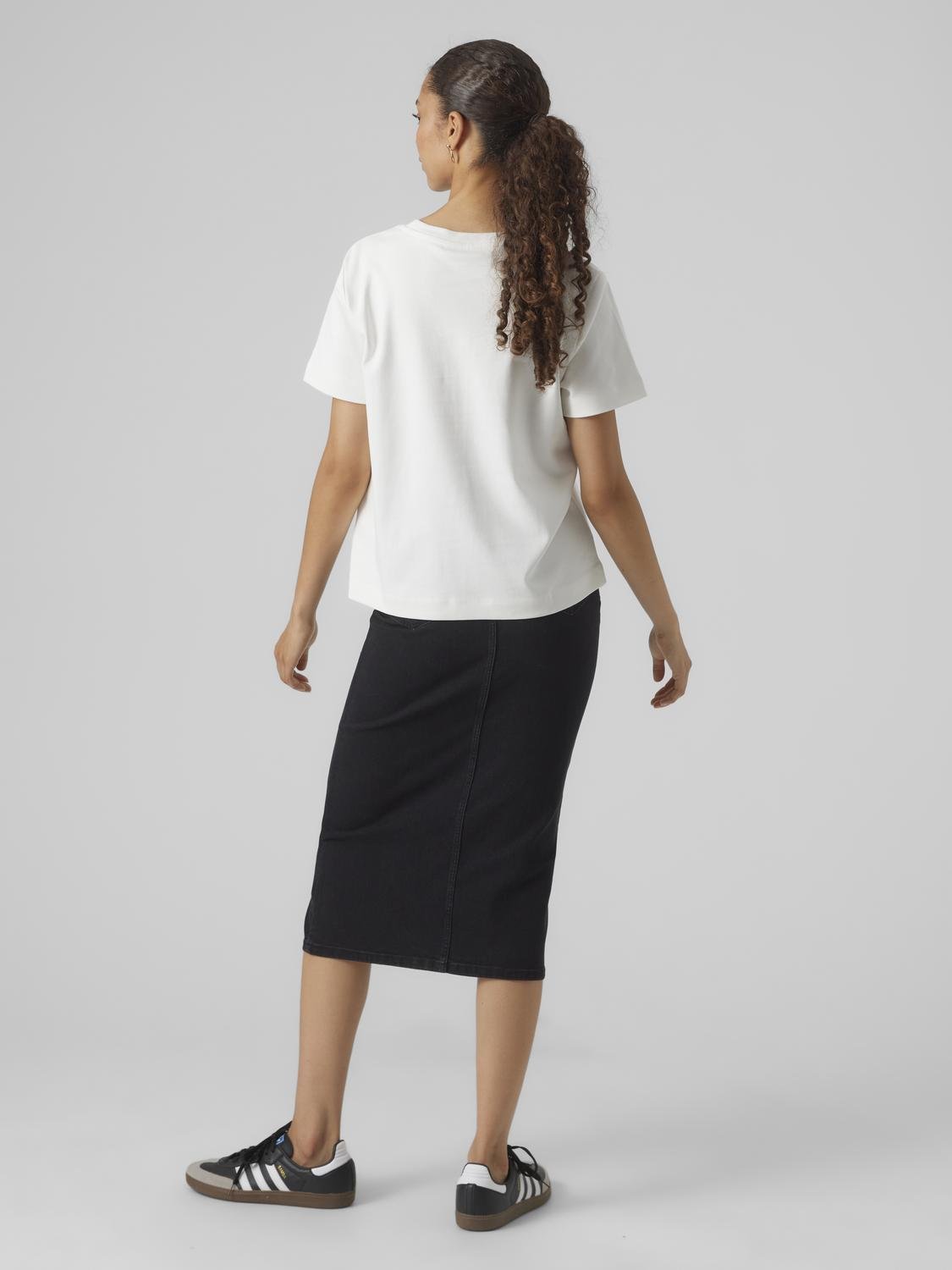 AWNAIMA T-Shirt - Snow White - VERO MODA & VILA Bergvik